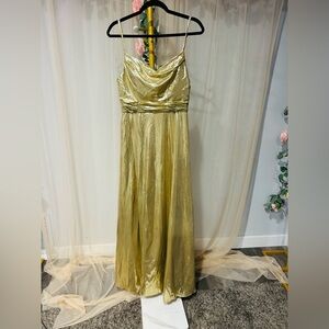Glamorous Gold Maxi Dress